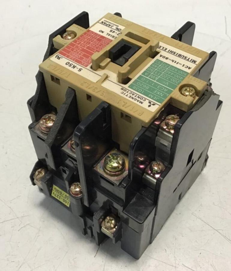 Used MITSUBISHI Magnetic Contactor S-K50 USED