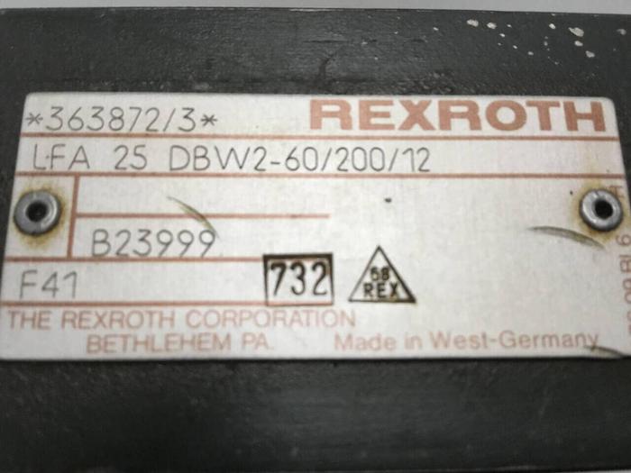 Used REXROTH Valve LFA25DBW26020012 #99468