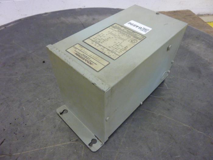 Used POWERTRAN 2 kVA Transformer PT102-2K #64896
