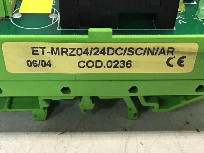 Used EUROTEK Breakout Board ET-MRZ04/24DC/SC/N/AR #134023