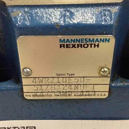 Used REXROTH Valve 4WRZ10E50-51/6A24N9ETK4/D3MR-453 #84264