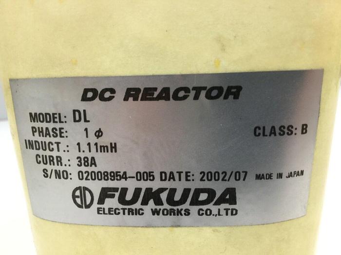 Used FUKUDA DC Reactor DL / REACTOR #102390