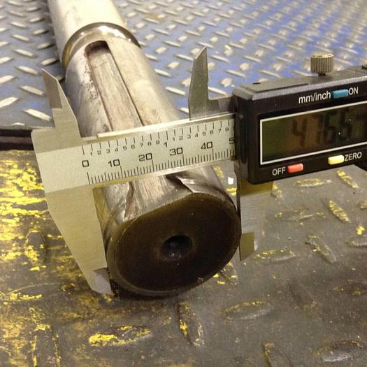 Used TOSHIBA 50 mm 20:1 L/D Material Feed Screw EC 220 N #80649