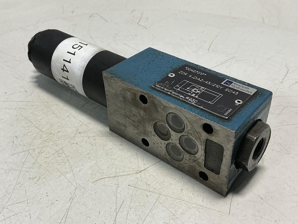 Used REXROTH ZDR6DA2-43/210Y SO43 Valve  USED