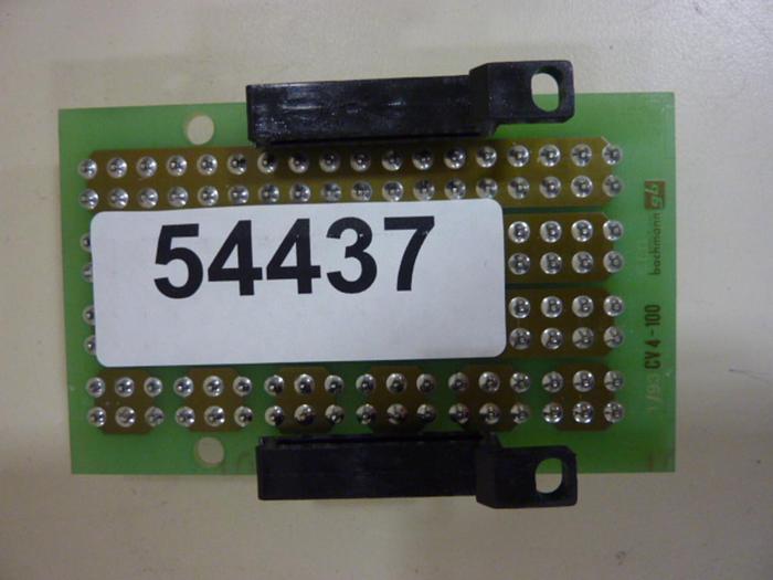 Used BACHMANN ELECTRONIC Circuit Board CV4 #54437