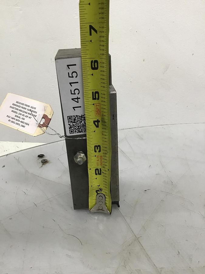 Used VAN DORN SA 301131 Platen Shoe Used #145151