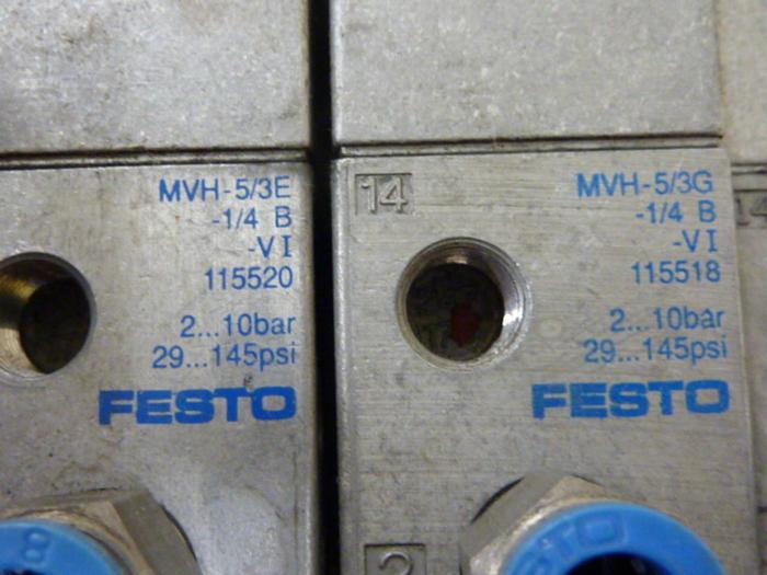 Used FESTO Control Block / Valve Terminal IFB8-02 #52779