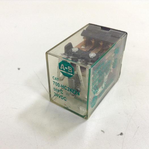 Used ALLEN BRADLEY Relay 700-HC24Z24-4 SER C #76420
