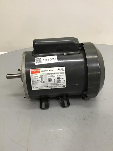 Used DAYTON 1 HP Industrial Motor 6K484BB Used