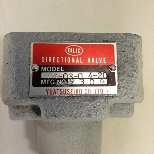 Used YUATSU SEIKO Directional Valve C2G030420 #80185