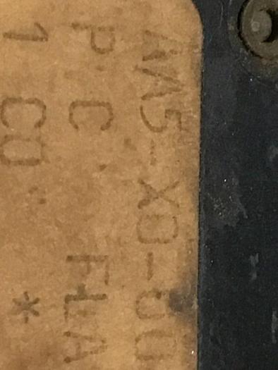 Used CARLING SWITCH Switch AA5-X0-00-055-4D1 #119188