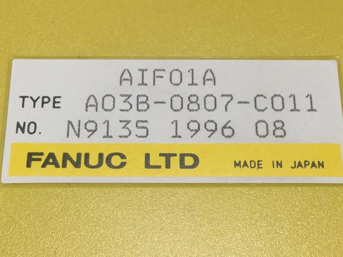 Used FANUC I/O Module A03B-0807-C011 #107007
