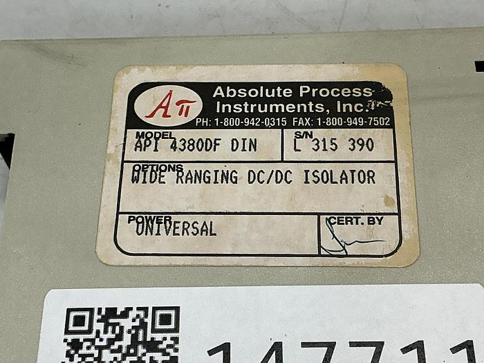 Used API API 4380DF DIN