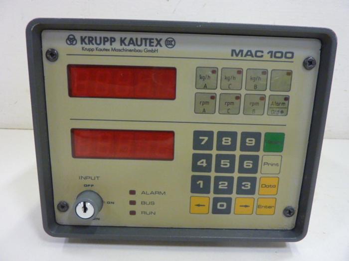 Used KRUPP KAUTEX Controller MAC 100 #58238