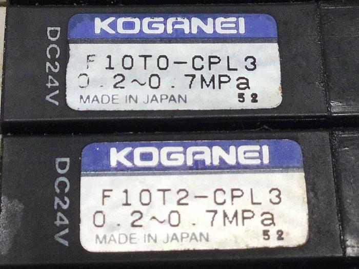 Used KOGANEI Manifold w/ Valves F10M8AJ #120920