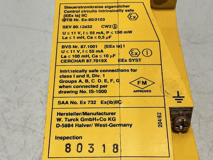 Used TURCK MS1-22 EX0-R