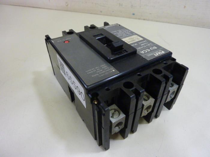 Used FUJI ELECTRIC 15 Amp Circuit Breaker BU-ECA3015 #66140