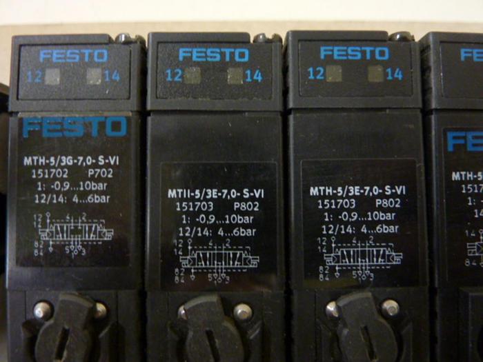Used FESTO Control Block w/ Valves IFB8-03 #52796