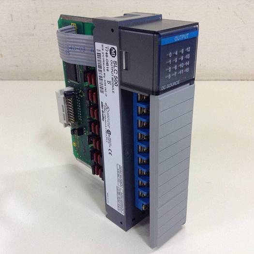 Used ALLEN BRADLEY Output Module 1746-OB16 SER D #50678