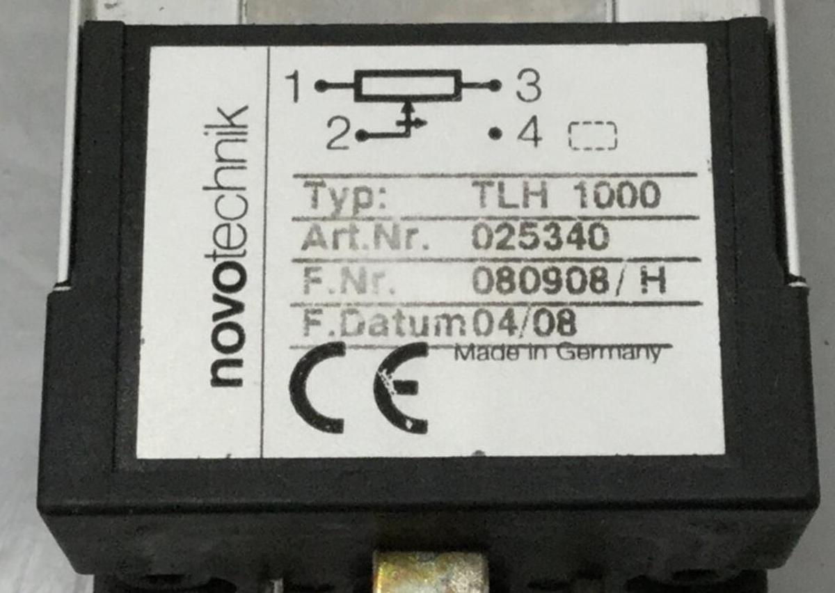 Used NOVOTECHNIK Position Transducer TLH1000 USED