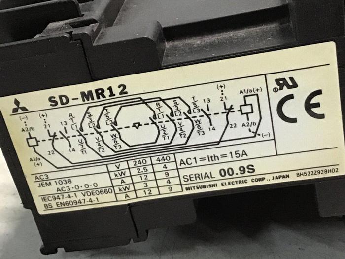 Used MITSUBISHI Contactor SD-MR12 #124166