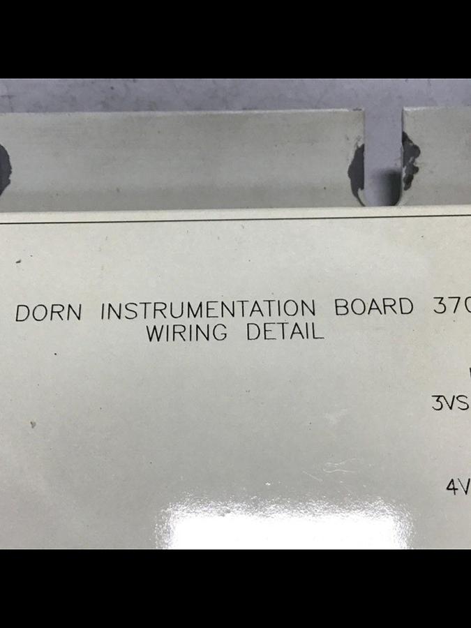 Used VAN DORN Instrumentation Board 370087 USED