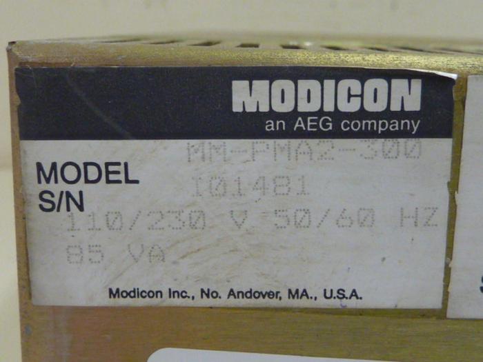 Used MODICON Controller MM-PMA2-300 #55802