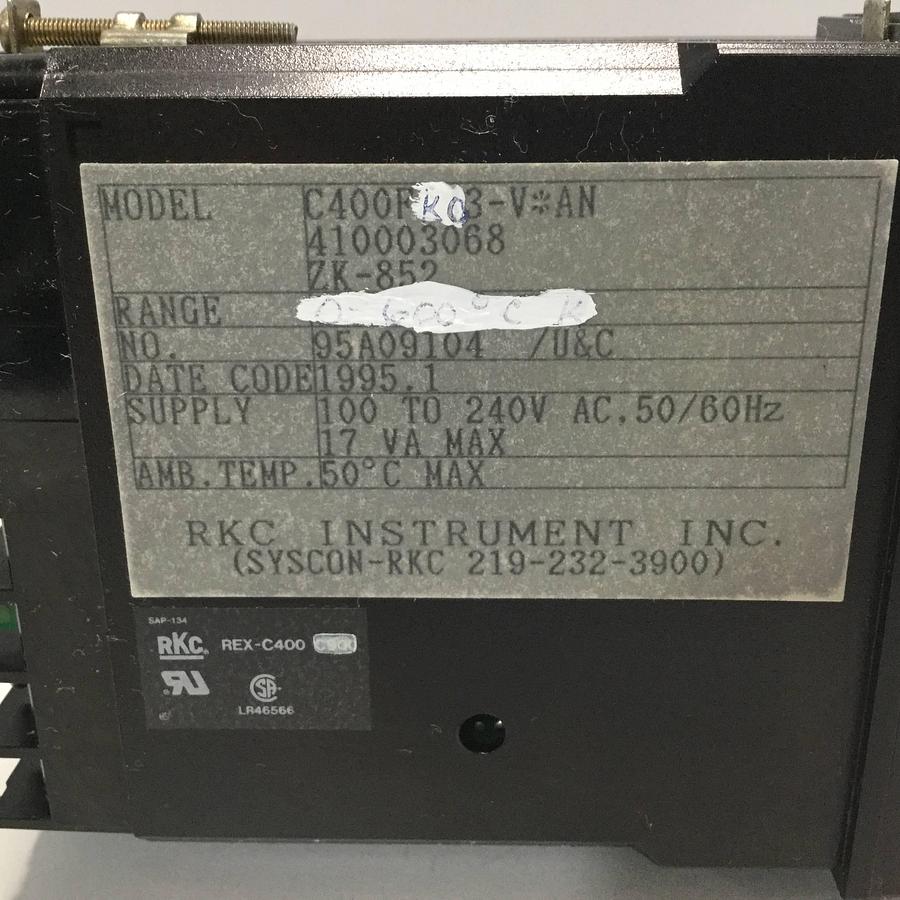 Used RKC Temperature Control REX-C400FK03VAN USED