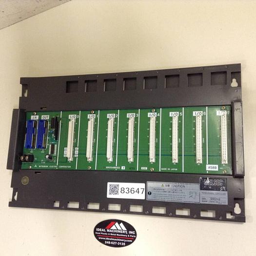 Used MITSUBISHI 8 Slot Base Rack A58B #83647