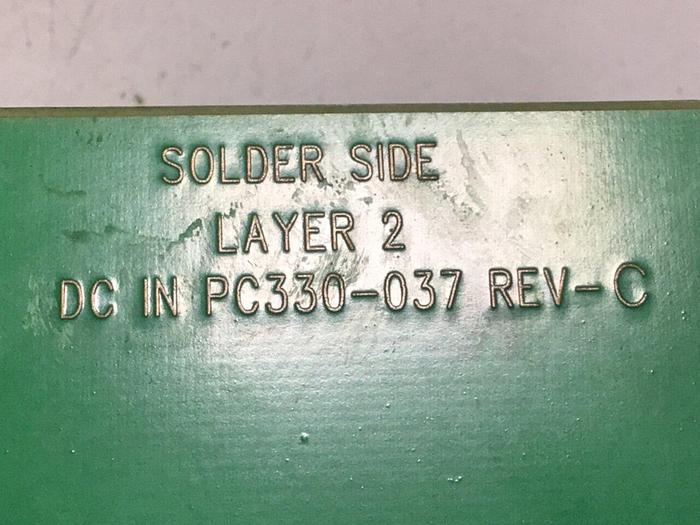 Used VAN DORN DC Input Board 330037 PC330-037 Used