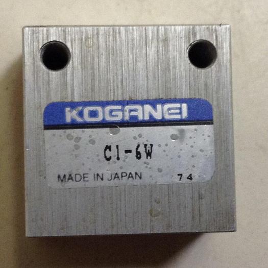 Used KOGANEI Check Valve C1-6W #86143