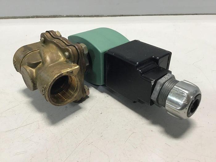 Used ASCO Solenoid Coil & Valve MP-C-086 / VALVE #119075