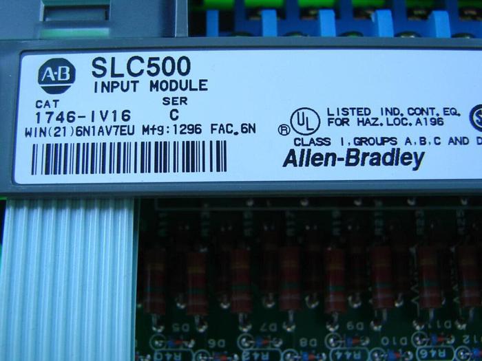 Used ALLEN BRADLEY Input Module 1746-IV16 SER C #22089