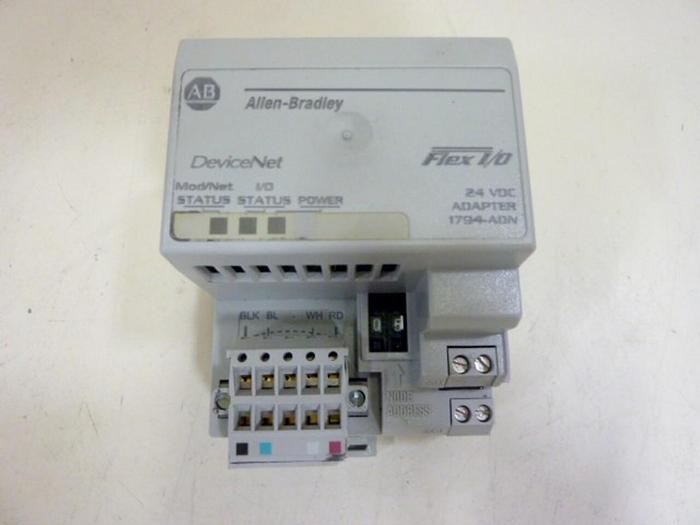 Used ALLEN BRADLEY Devicenet Adapter 1794-ADN SER B #66714