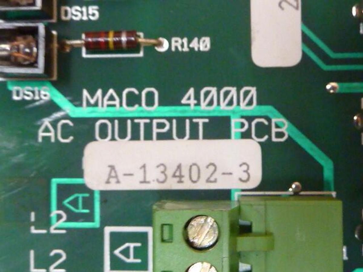 Used BARBER COLMAN AC Output Circuit Board A-13402-3 Used 