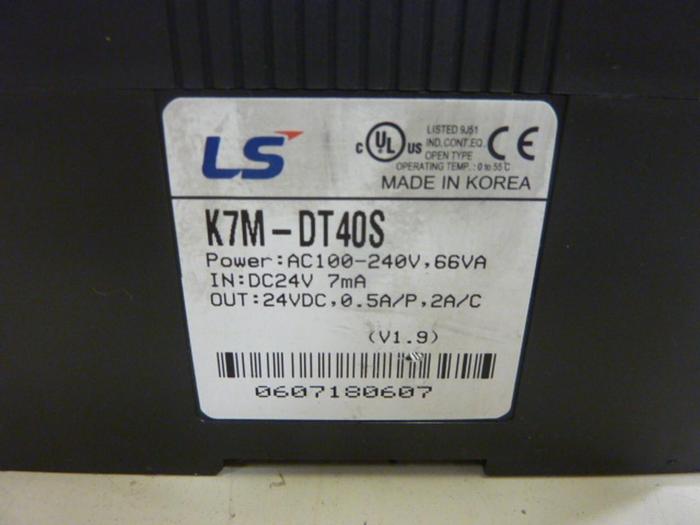 Used LS AND CO INC Programmable Logic Controller K7M-DT40S #67416