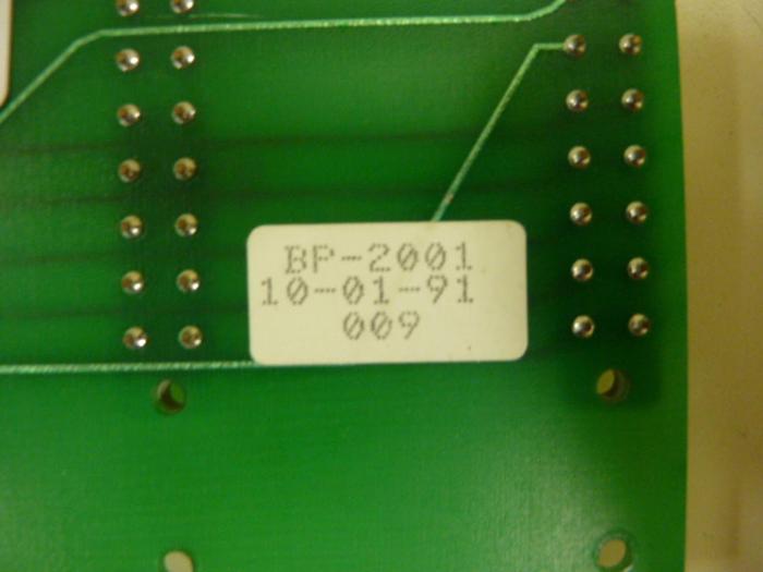 Used MORRELL INC. Circuit Board BP-2001 #57009