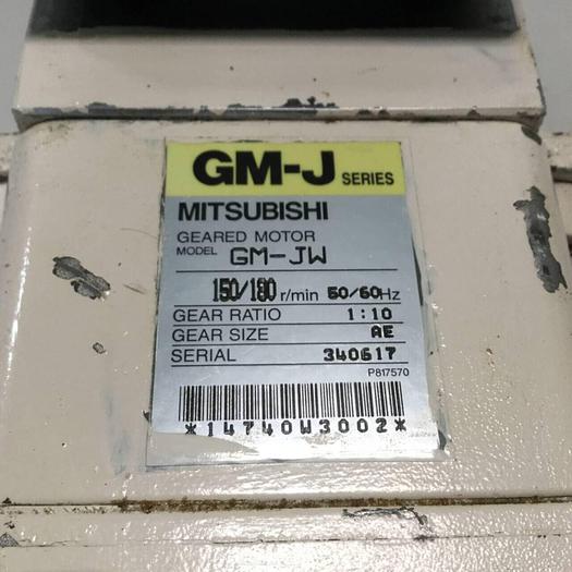 Used MITSUBISHI GEARMOTOR w/ Feed Throat Slide GM-JW USED