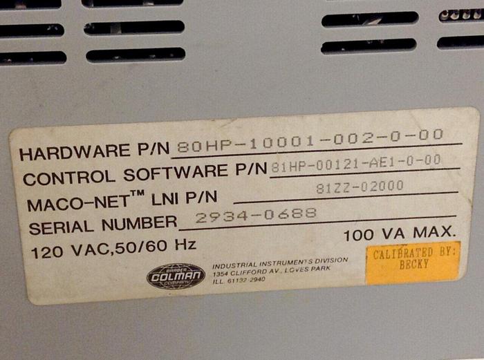 Used BARBER COLMAN Multi Pump Pressure/Flow Module 80HP-10001-002-0-00 #80123