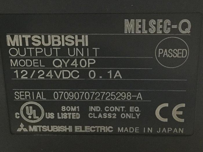 Used MITSUBISHI Output Module QY40P #105537