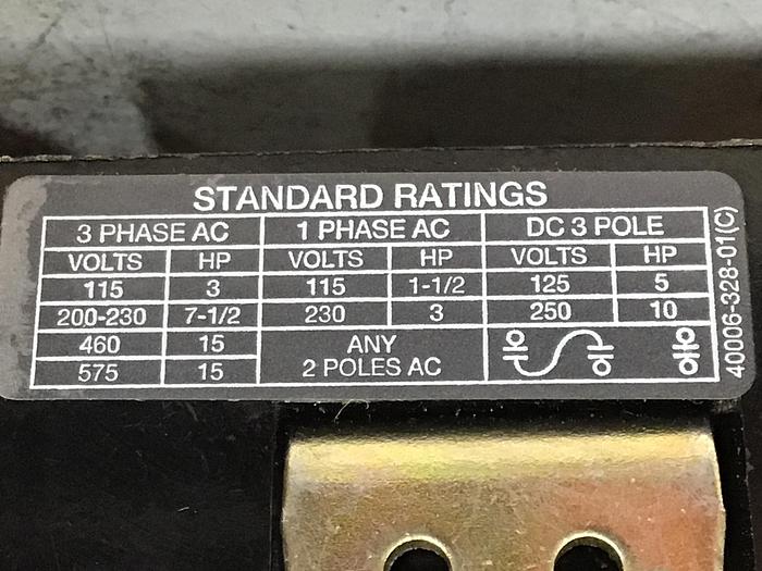 Used ALLEN BRADLEY Fuse Block Adapter Plate 1494F-R666 Used #145376