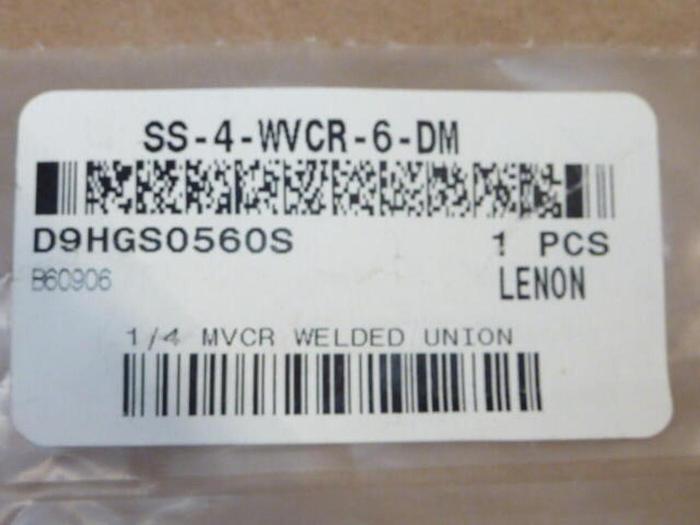 SWAGELOK Coupling Welded VCR Fitting SS-4-WVCR-6-DM #39338