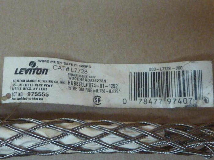 LEVITON Wire Mesh Safety Grip L7728 #30746 DNL SCRAPPED