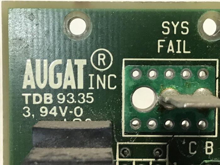 Used AUGAT 9 Slot Backplane TDB 9335 #136908