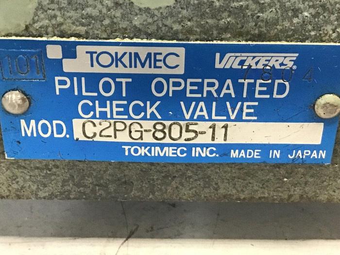 Used VICKERS Pilot Operated Check Valve C2PG-80511 Used #142431