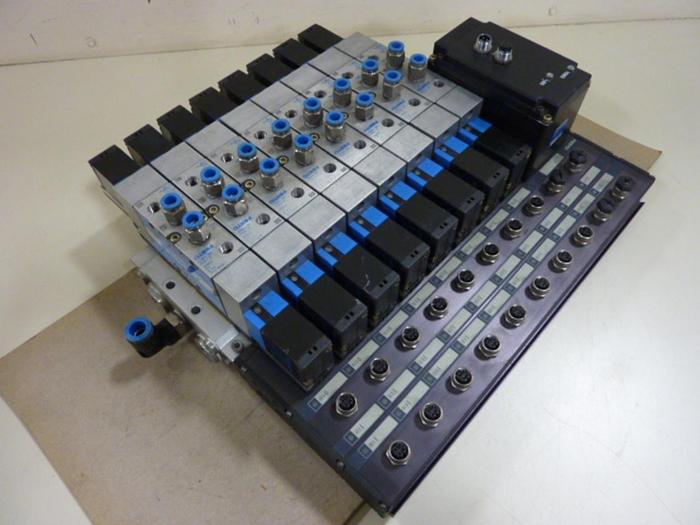 Used FESTO Control Block / Valve Terminal IFB8-02 #52770