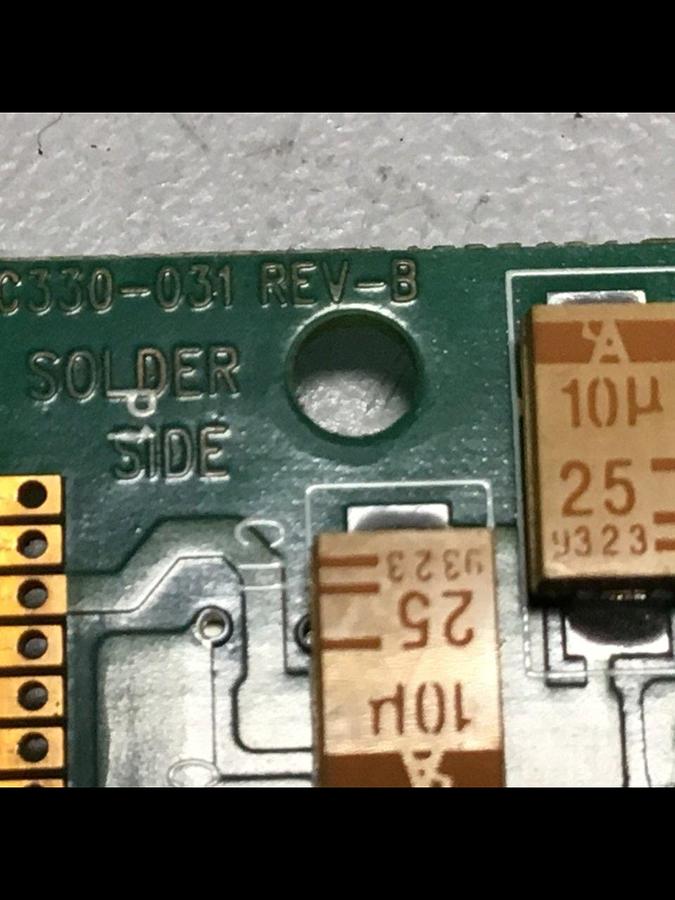 Used VAN DORN Sequencer Circuit Board PC330-029 330-029 #145250