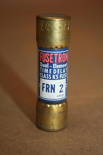 Used FUSETRON 2 Amp Fuse FRN-2 #19936