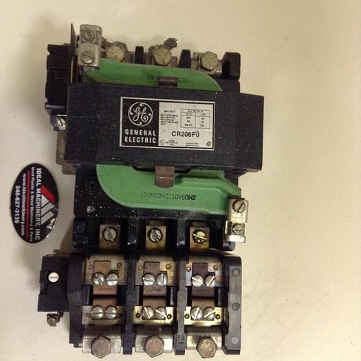 Used GENERAL ELECTRIC Motor Starter Size 4 CR206F0 #74400