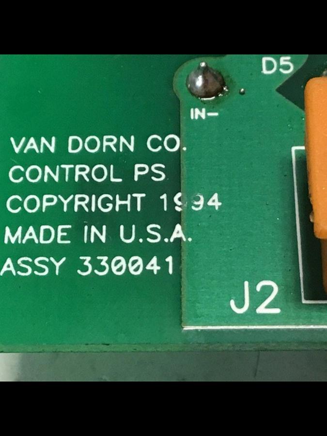 Used VAN DORN Circuit Board 330041 PC330-041 Used